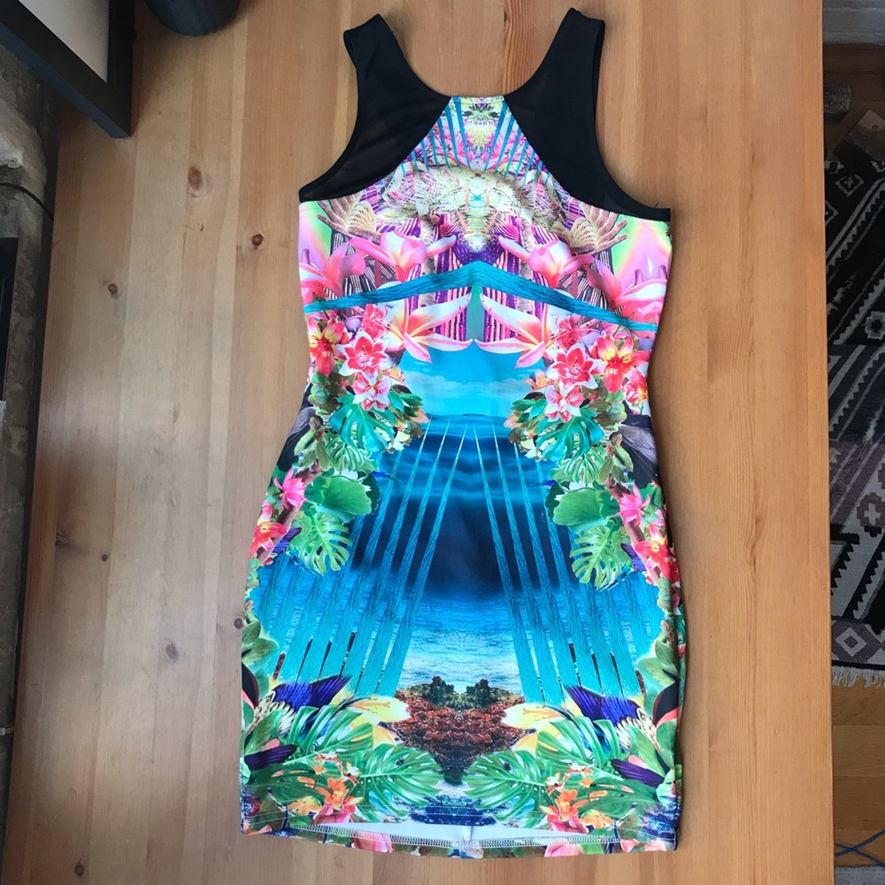 MIAMI party! Colorful mini dress for a night out!